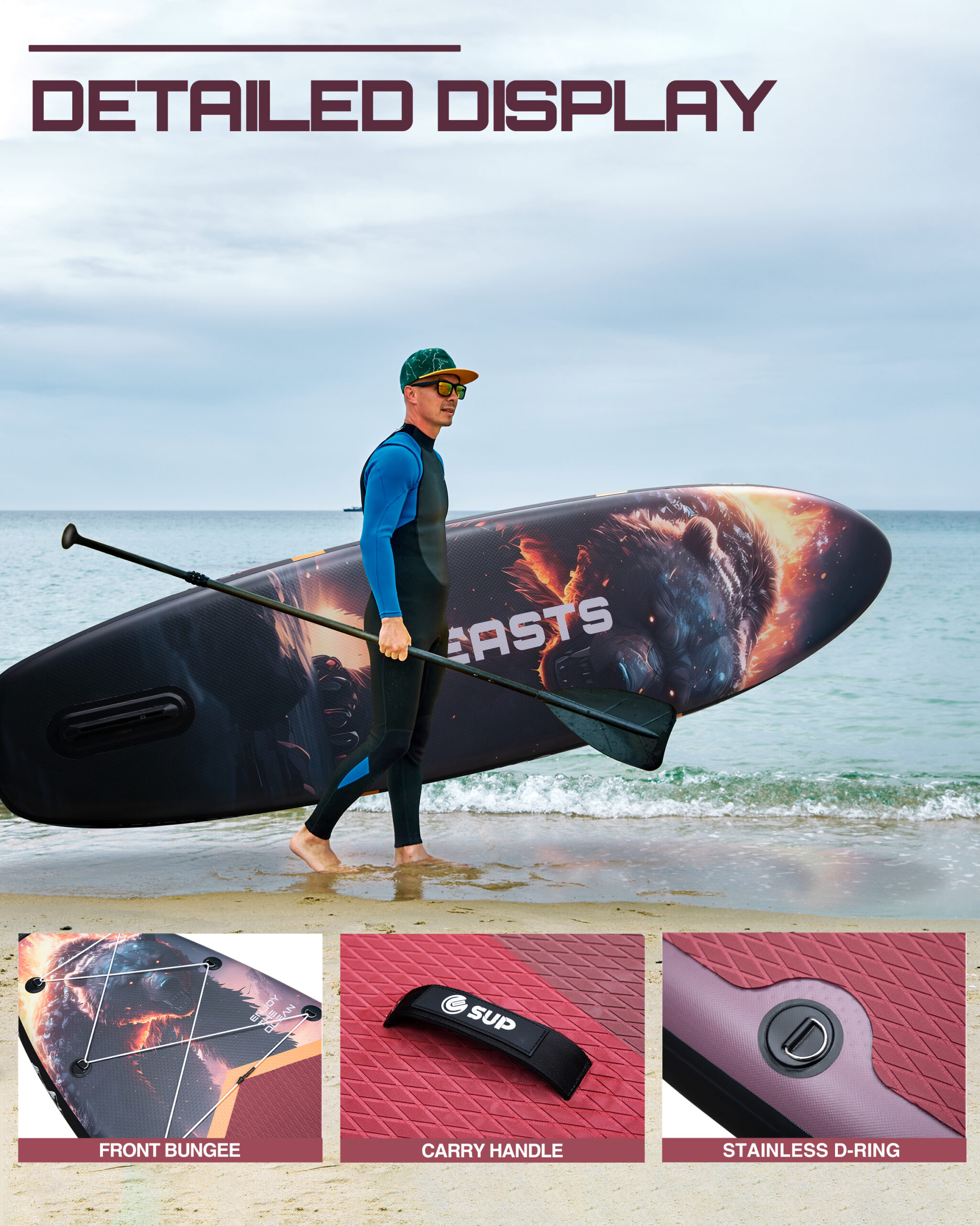 Stand up Paddle Board 11´ Jungle Beast - Imagen 4